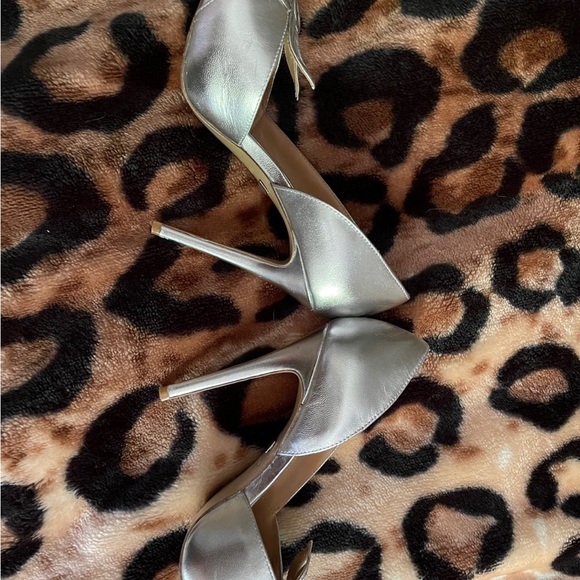 Shoes heels silver Diva designer Badgley Mischka SEXY DRESS EVENING FORMAL - Picture 11 of 12